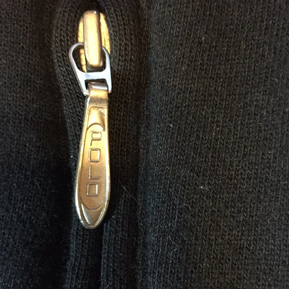 Polo Sport Ralph Lauren Black Full Zip Jacket Size XL